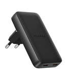 KUXIU 65W UltraSlim GaN Adapter – US Plug + EU & UK Plug Adapter Set