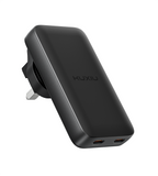KUXIU 65W UltraSlim GaN Adapter – US Plug + EU & UK Plug Adapter Set