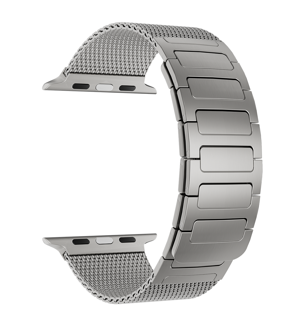 KUXIU Titanium Stainless Steel Magnetic Apple Watch Band