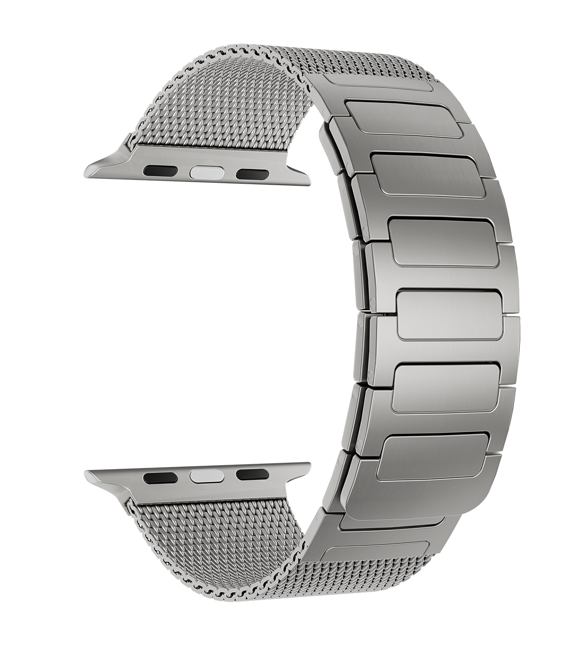 KUXIU Titanium Stainless Steel Magnetic Apple Watch Band