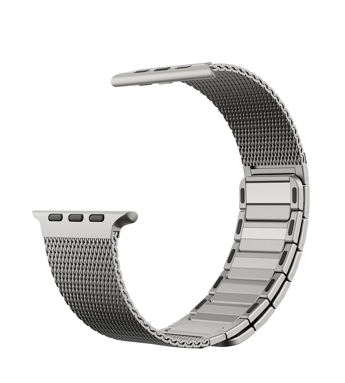 KUXIU Titanium Stainless Steel Magnetic Apple Watch Band