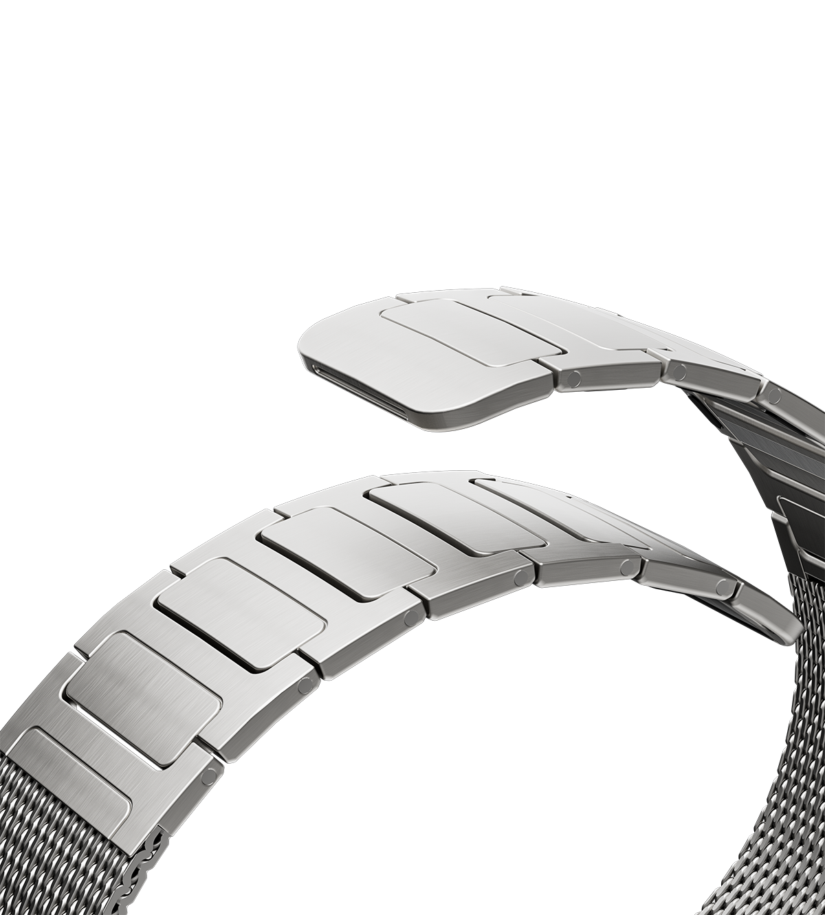 KUXIU Titanium Stainless Steel Magnetic Apple Watch Band