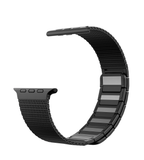 KUXIU Black Stainless Steel Magnetic Apple Watch Band