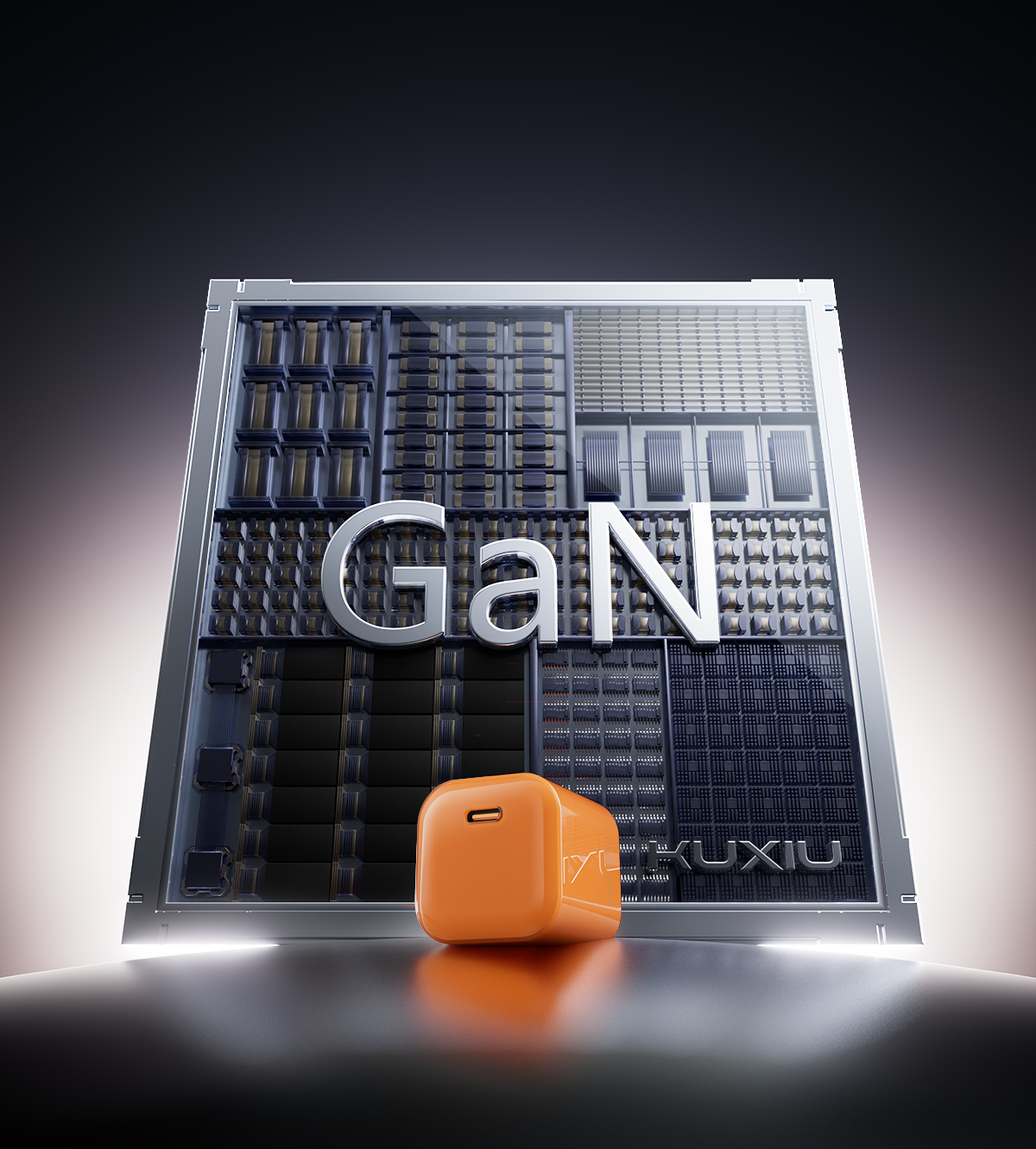 KUXIU IceMini 45W GaN Power Adapter - Cosmic Orange