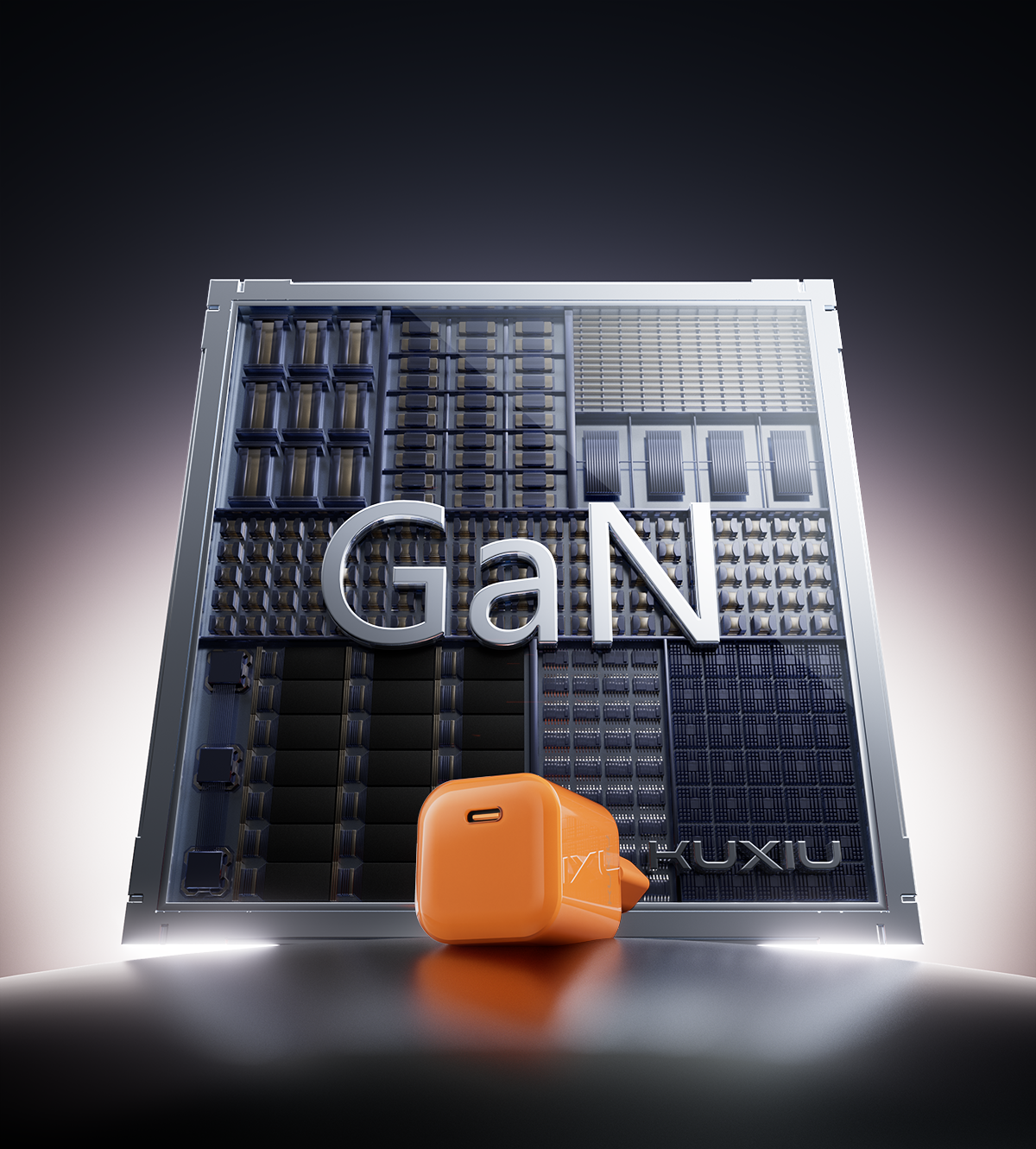 KUXIU IceMini 45W GaN Power Adapter - Cosmic Orange