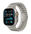 KUXIU Stainless Steel Ocean Band - Titanium
