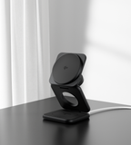 KUXIU X40Q Qi2.2 3-In-1 Foldable Magnetic Wireless Charging Station for Samsung - Black