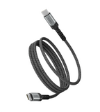 KUXIU 240W 4.92/1.5m Magnetic Auto-Coiling Cable - Gray