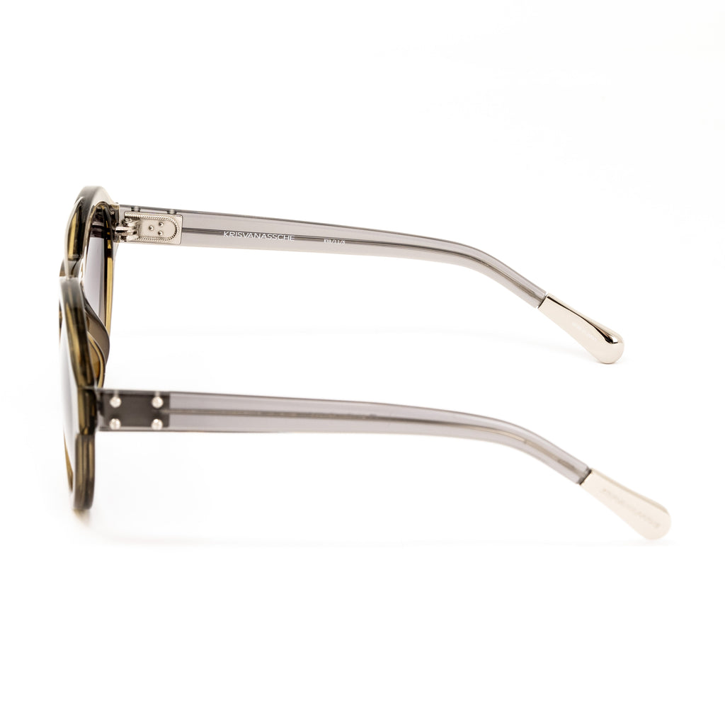 Kris Van Assche x Linda Farrow Olive Sunglasses
