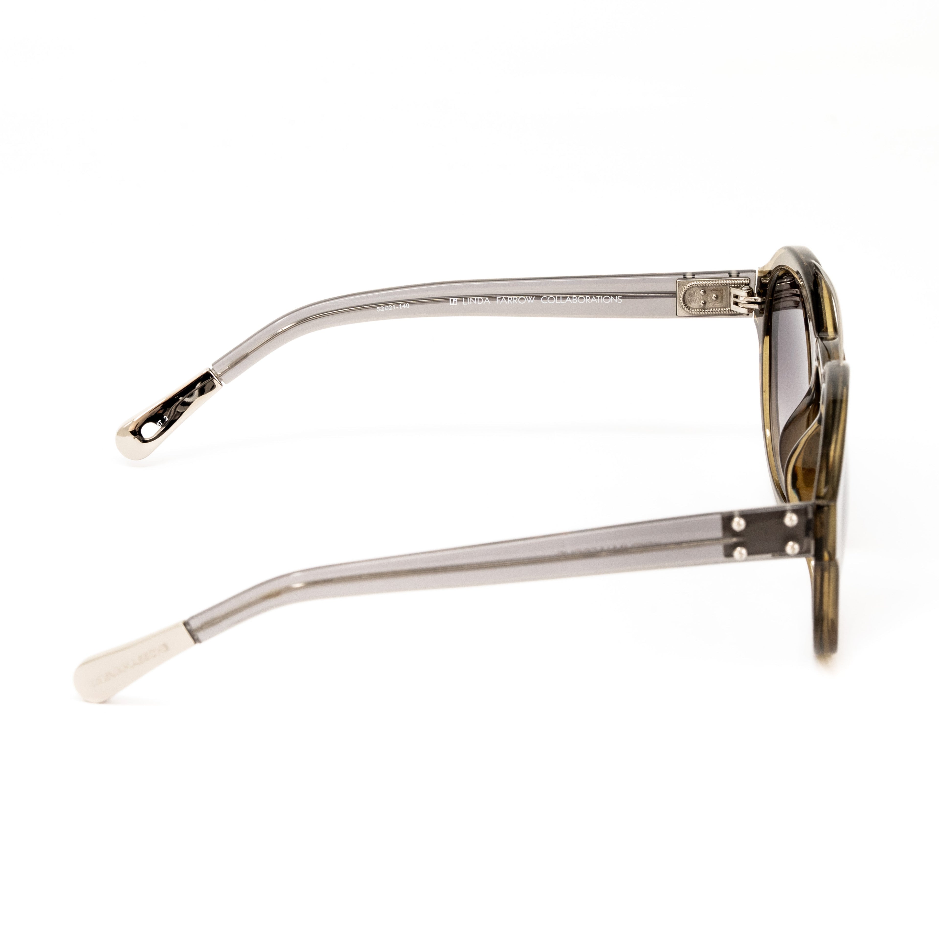Kris Van Assche x Linda Farrow Olive Sunglasses