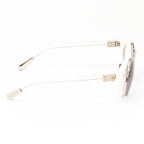 Kris Van Assche x Linda Farrow White Sunglasses