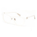Kris Van Assche x Linda Farrow White Eyeglasses