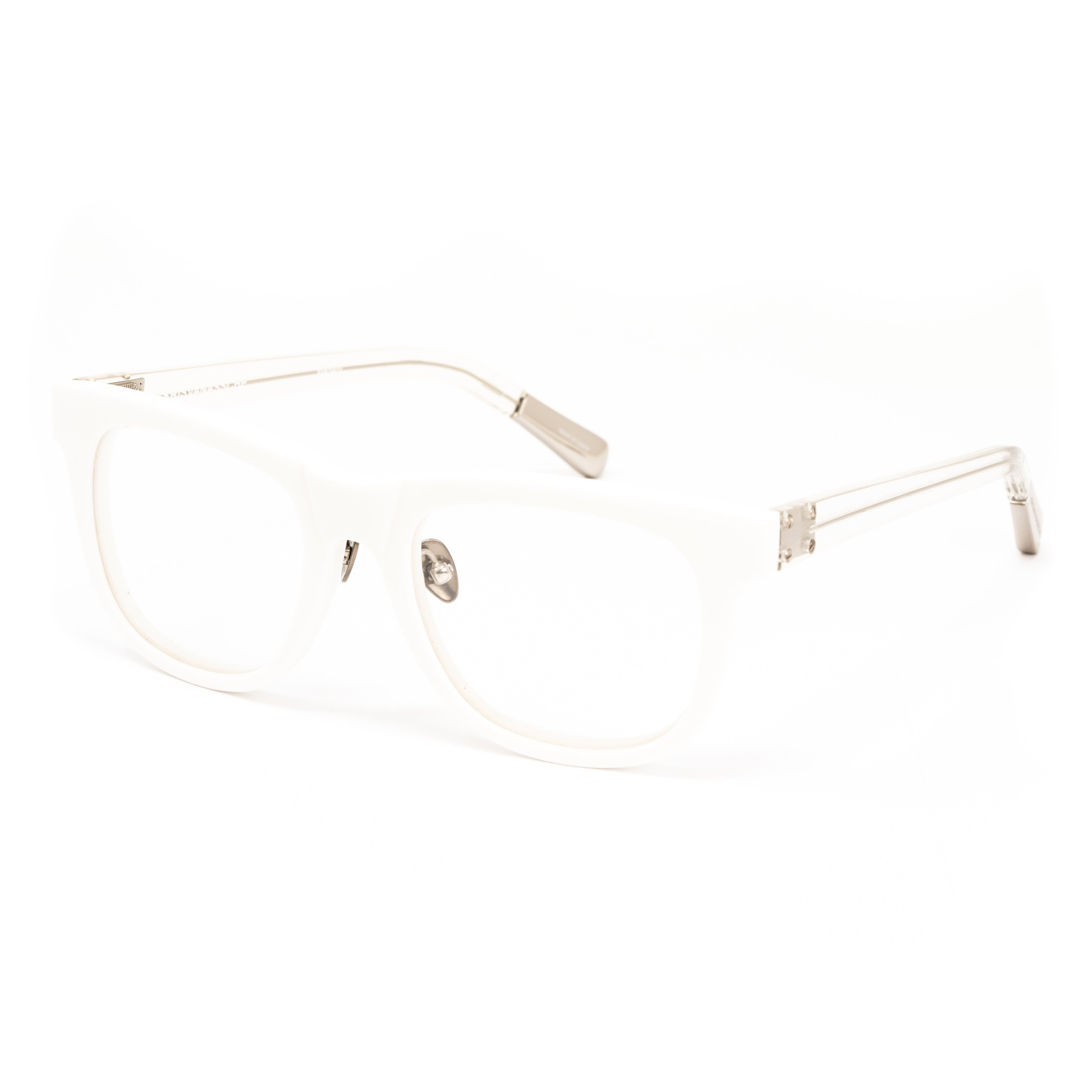 Kris Van Assche x Linda Farrow White Eyeglasses