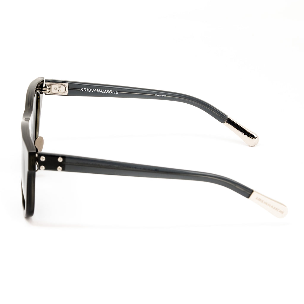 Kris Van Assche x Linda Farrow Black Sunglasses