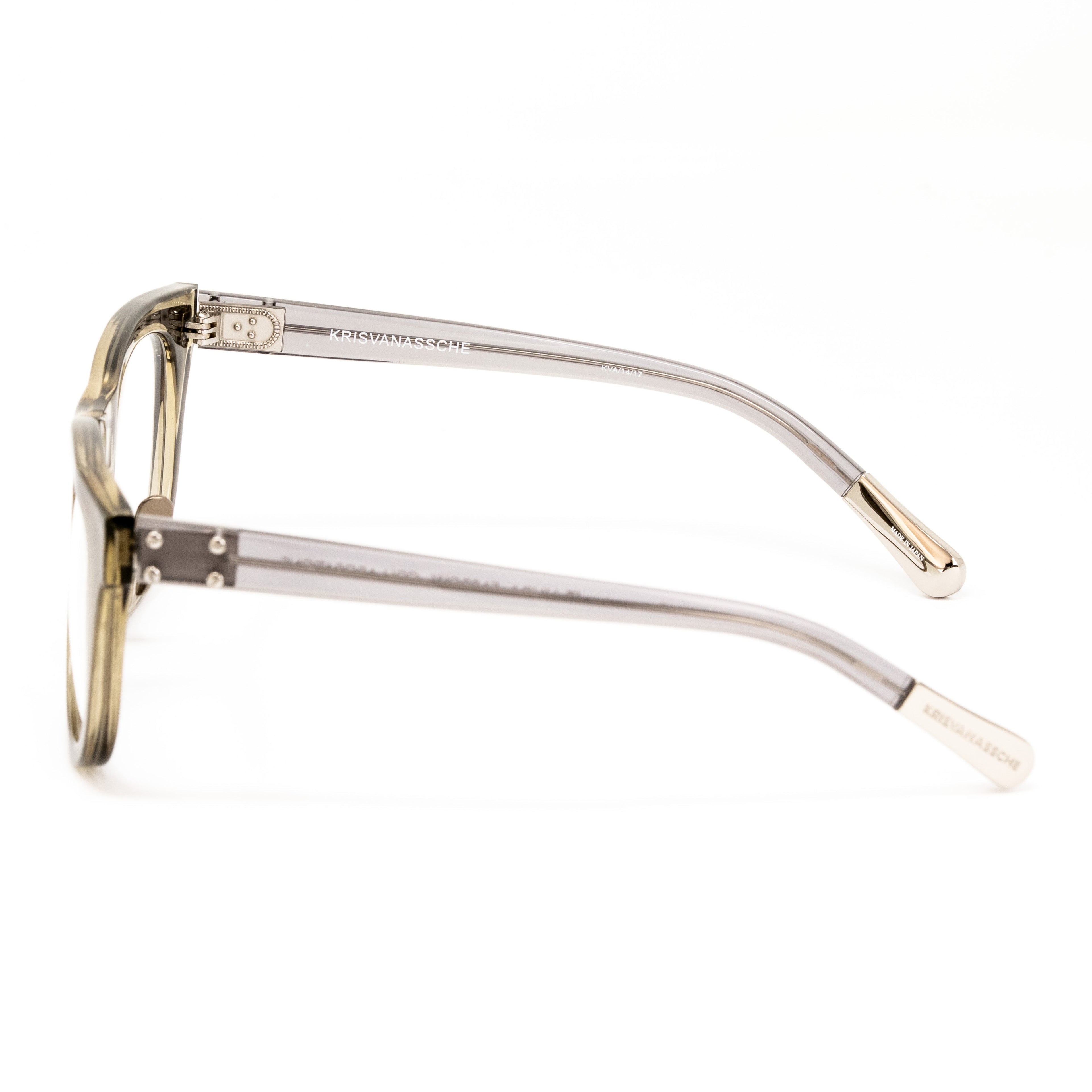 Kris Van Assche x Linda Farrow Olive Eyeglasses