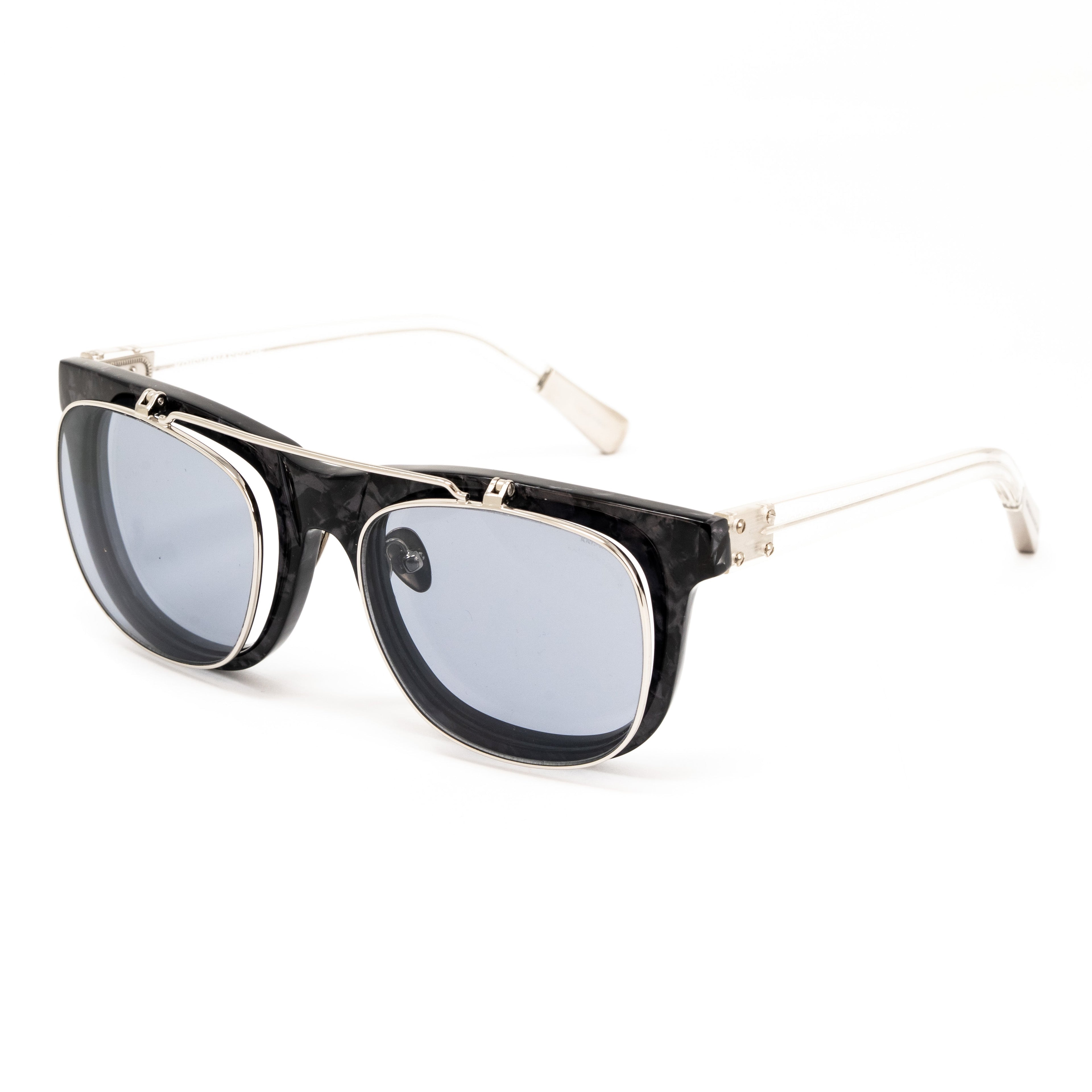 Kris Van Assche x Linda Farrow Black Sunglasses