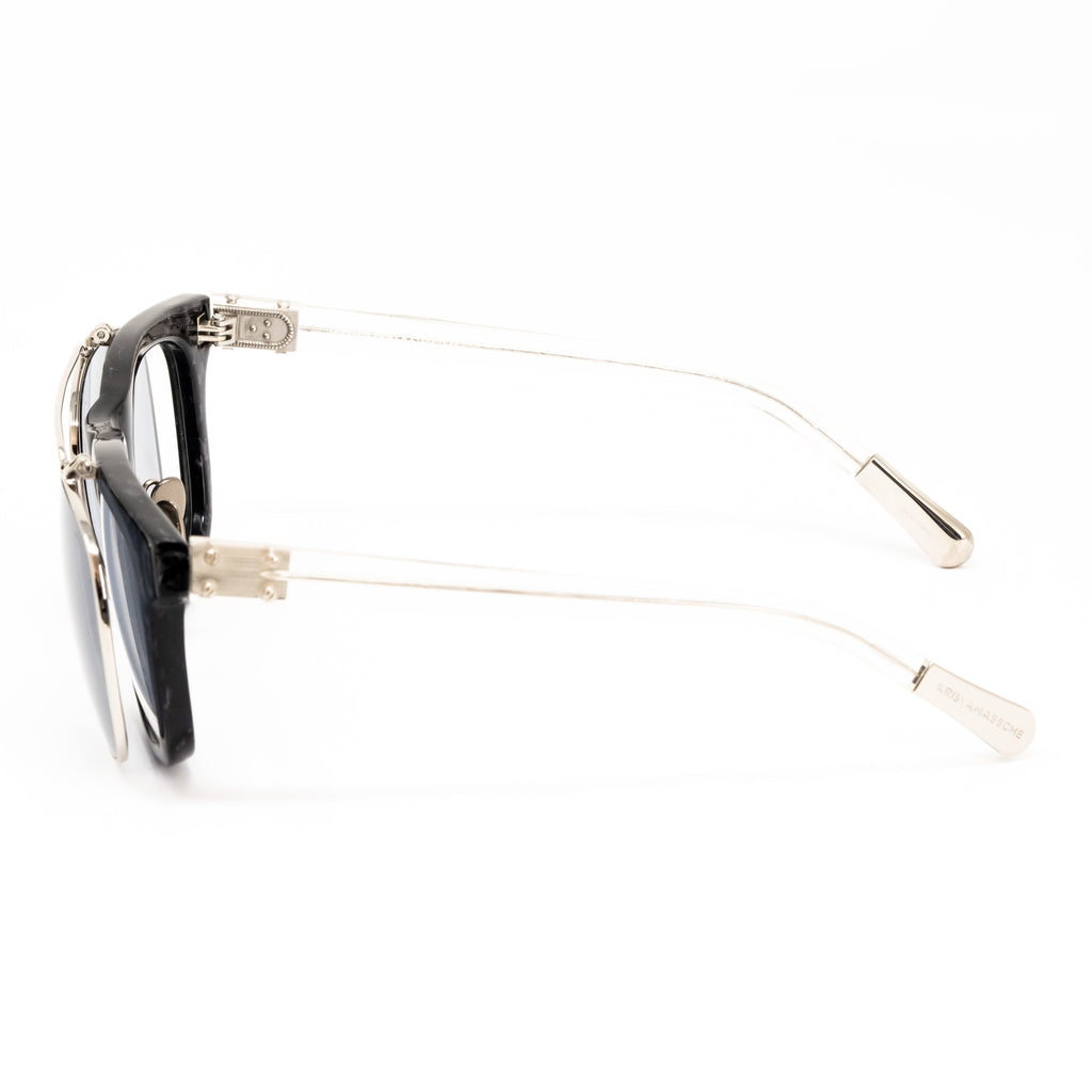 Kris Van Assche x Linda Farrow Black Sunglasses