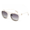 Kris Van Assche x Linda Farrow White Sunglasses