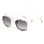 Kris Van Assche x Linda Farrow White Sunglasses