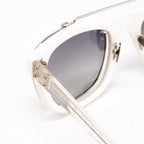 Kris Van Assche x Linda Farrow White Sunglasses