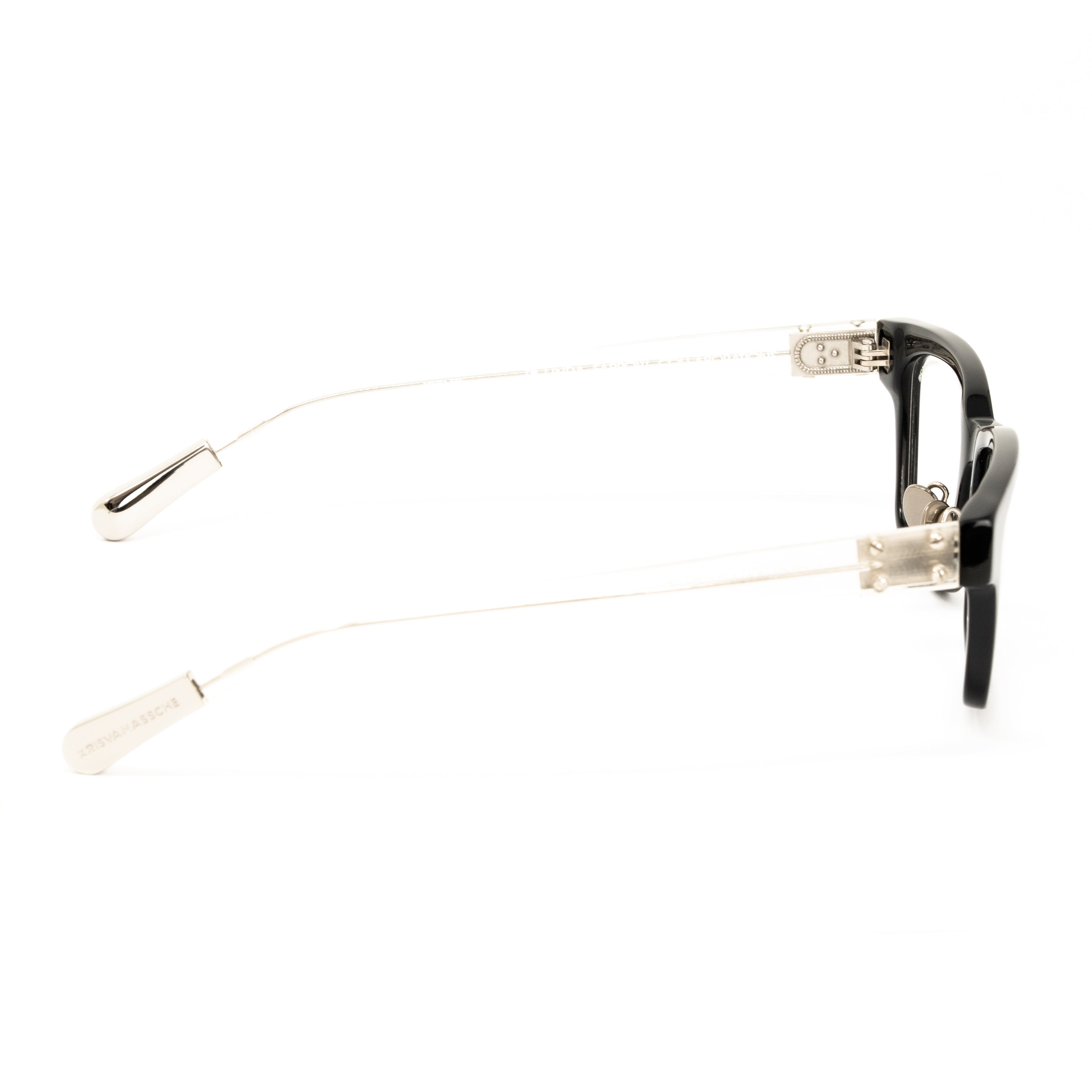 Kris Van Assche x Linda Farrow Black Eyeglasses