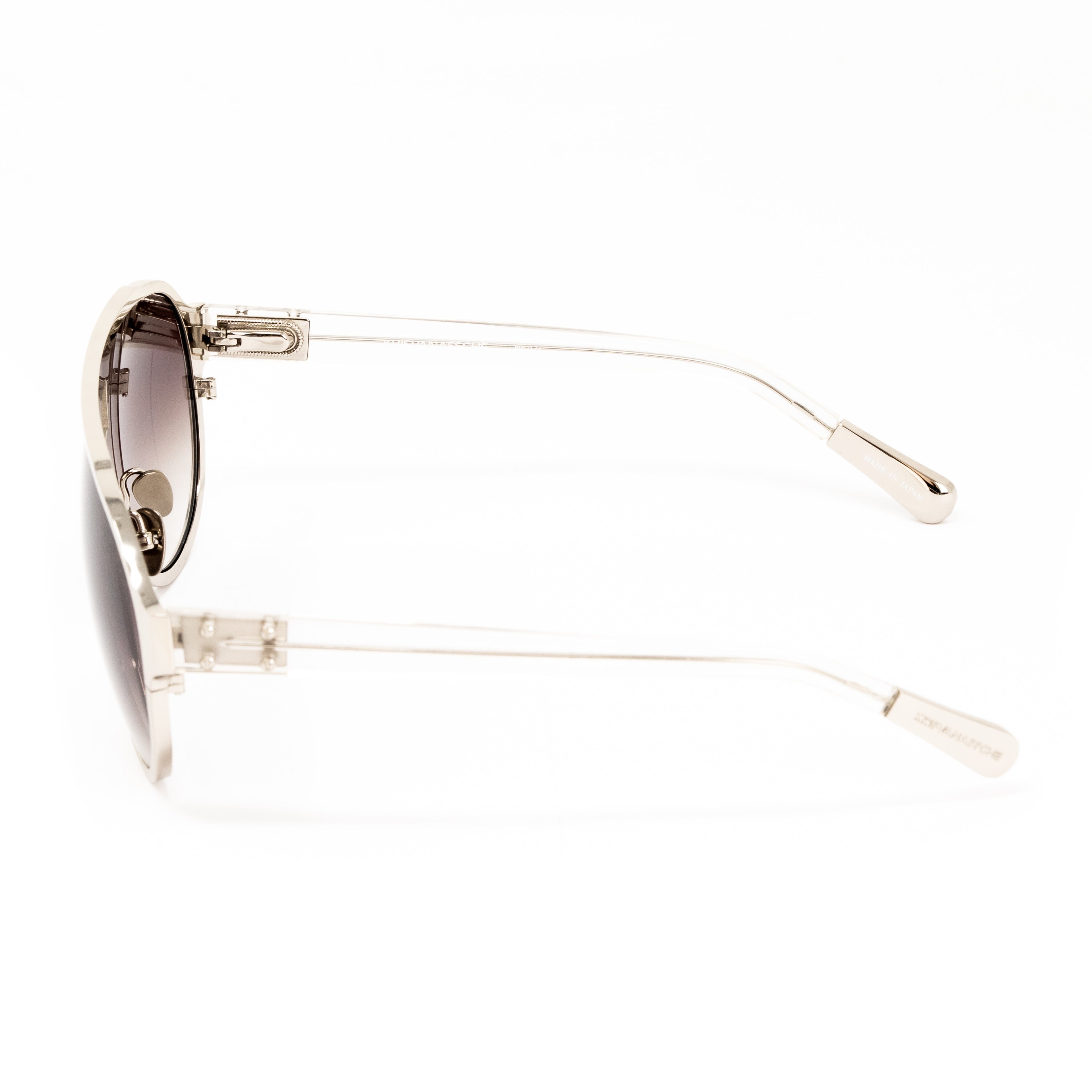 Kris Van Assche x Linda Farrow Silver Sunglasses