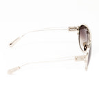 Kris Van Assche x Linda Farrow Silver Sunglasses
