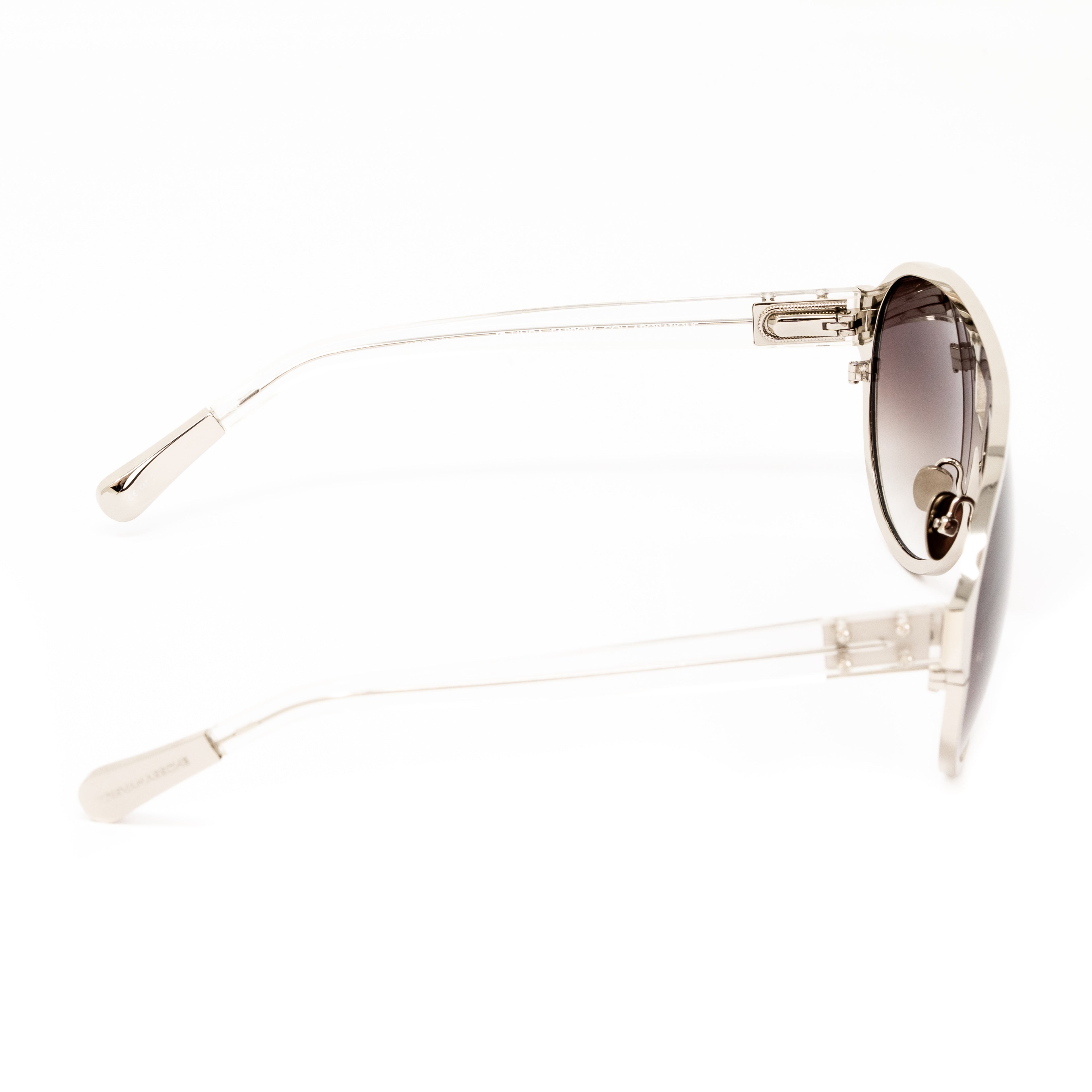 Kris Van Assche x Linda Farrow Silver Sunglasses