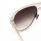 Kris Van Assche x Linda Farrow Silver Sunglasses