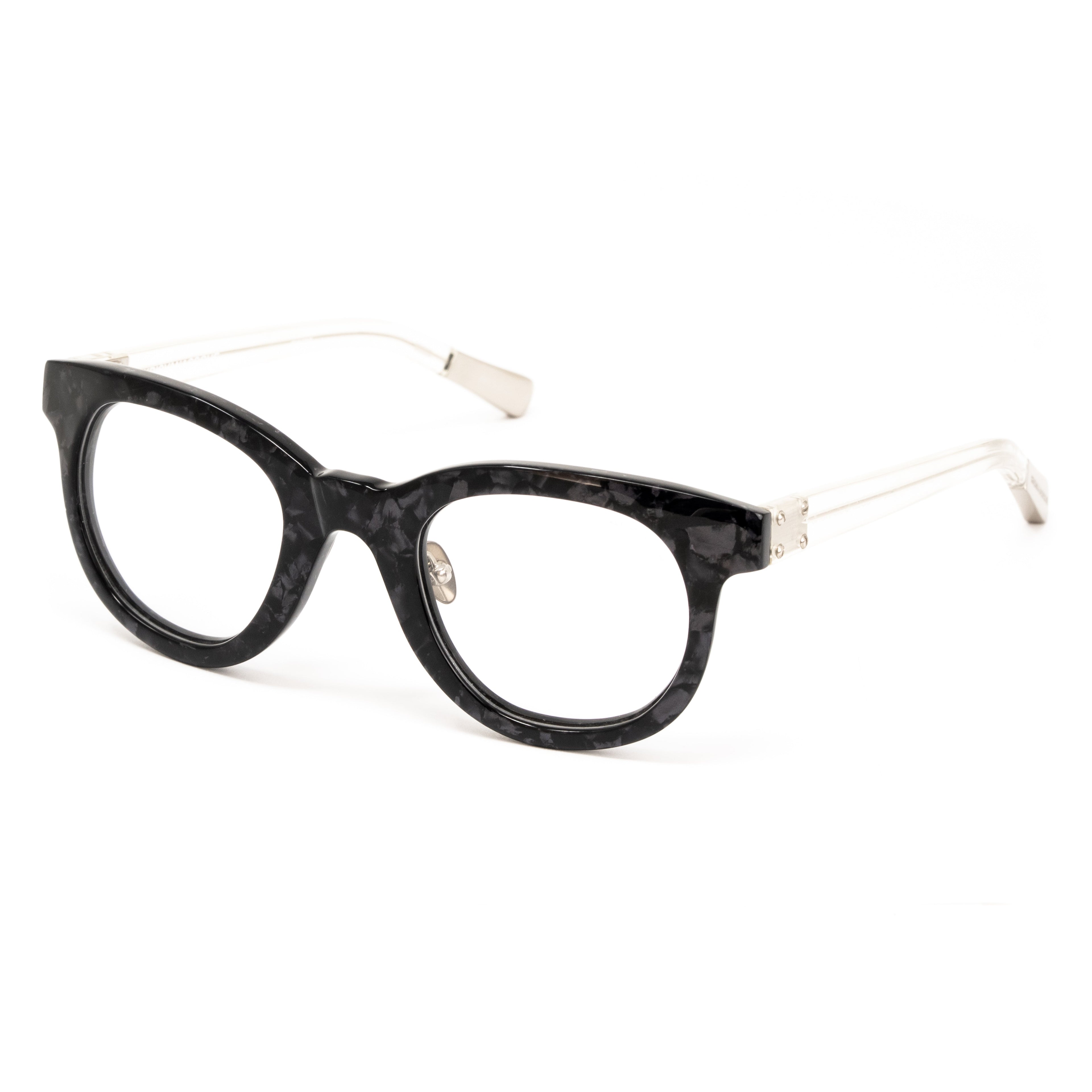 Kris Van Assche x Linda Farrow Black Eyeglasses