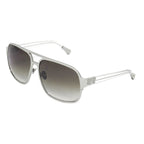 Kris Van Assche x Linda Farrow Grey Sunglasses