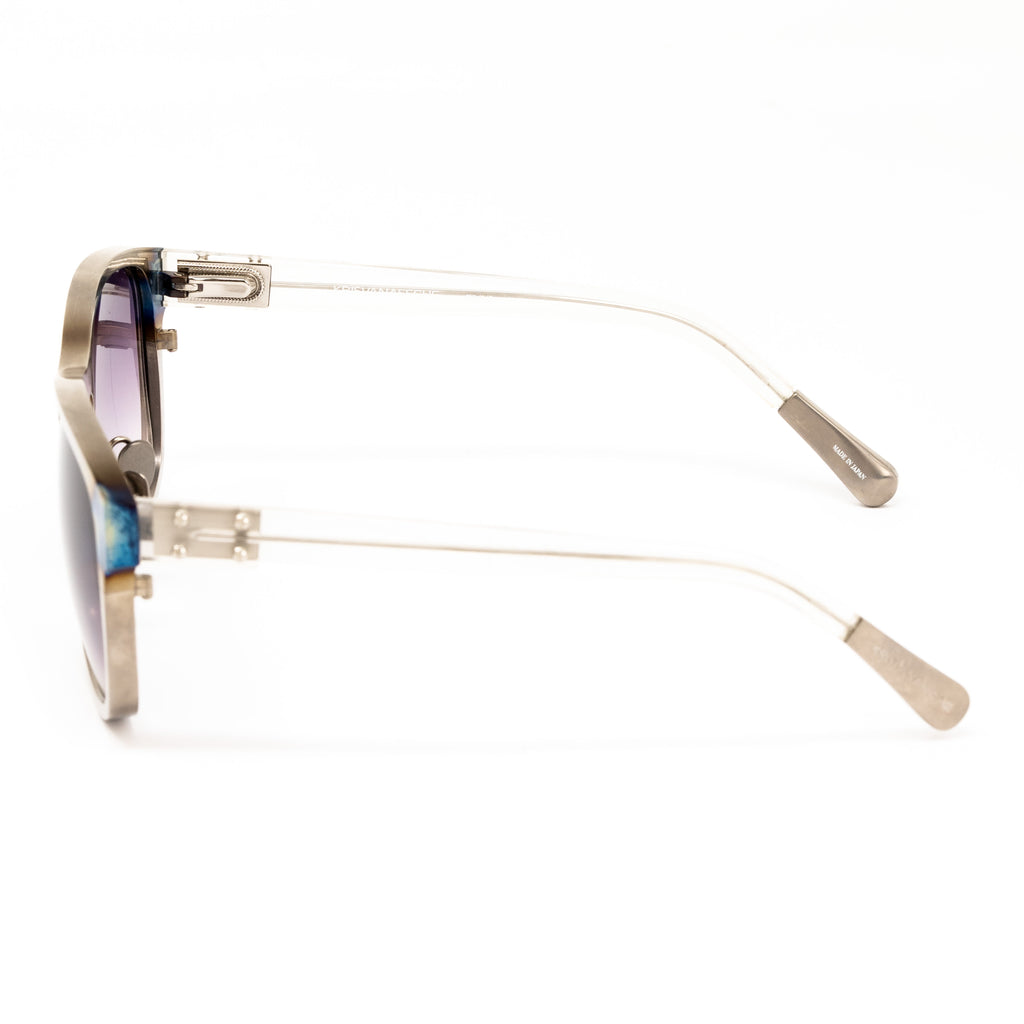 Kris Van Assche x Linda Farrow Steel Sunglasses