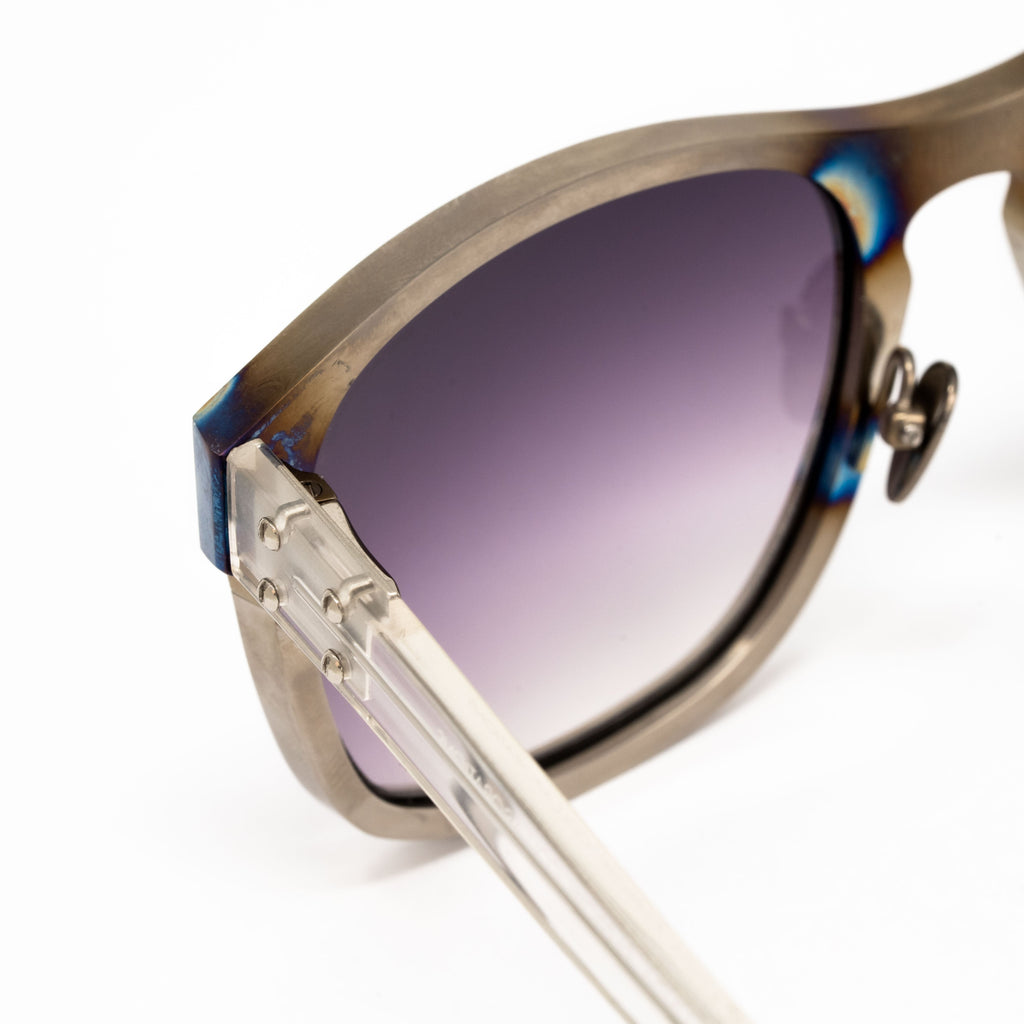 Kris Van Assche x Linda Farrow Steel Sunglasses