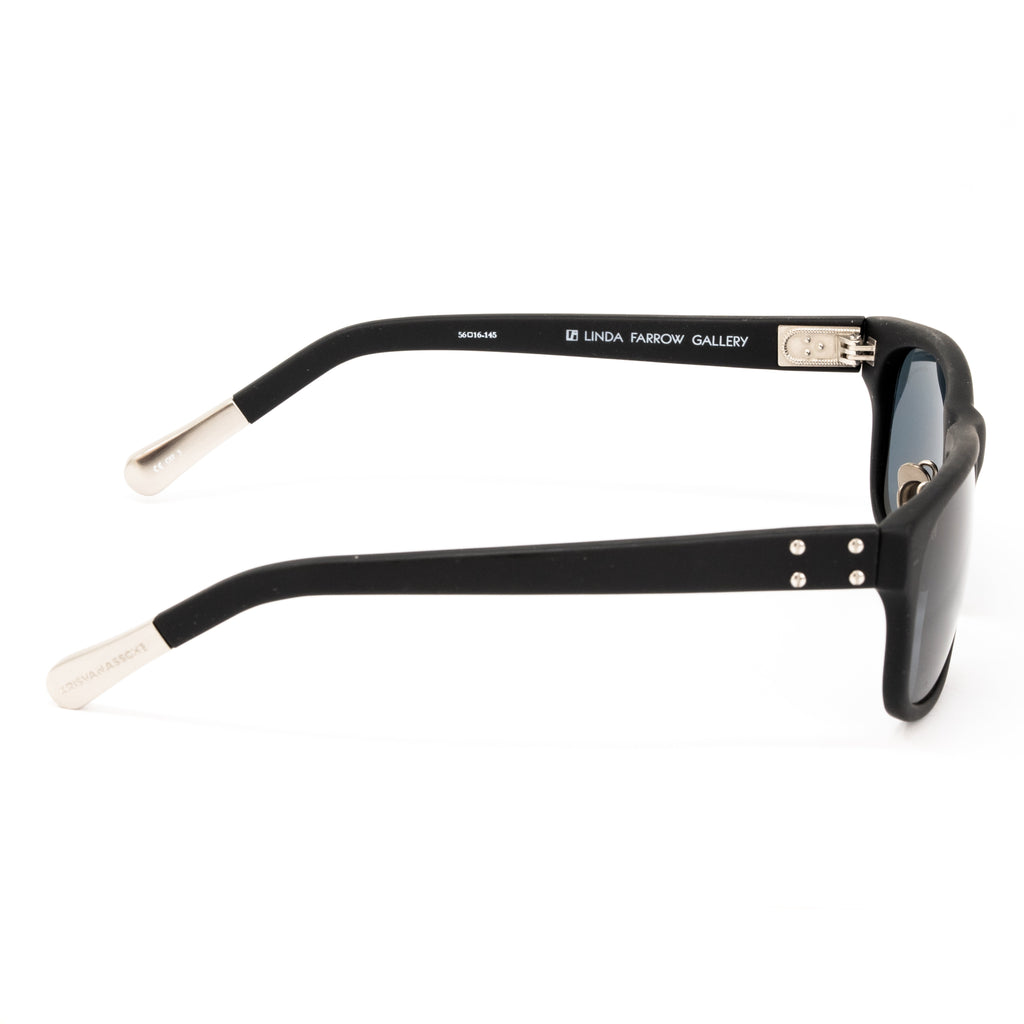 Kris Van Assche x Linda Farrow Black Sunglasses
