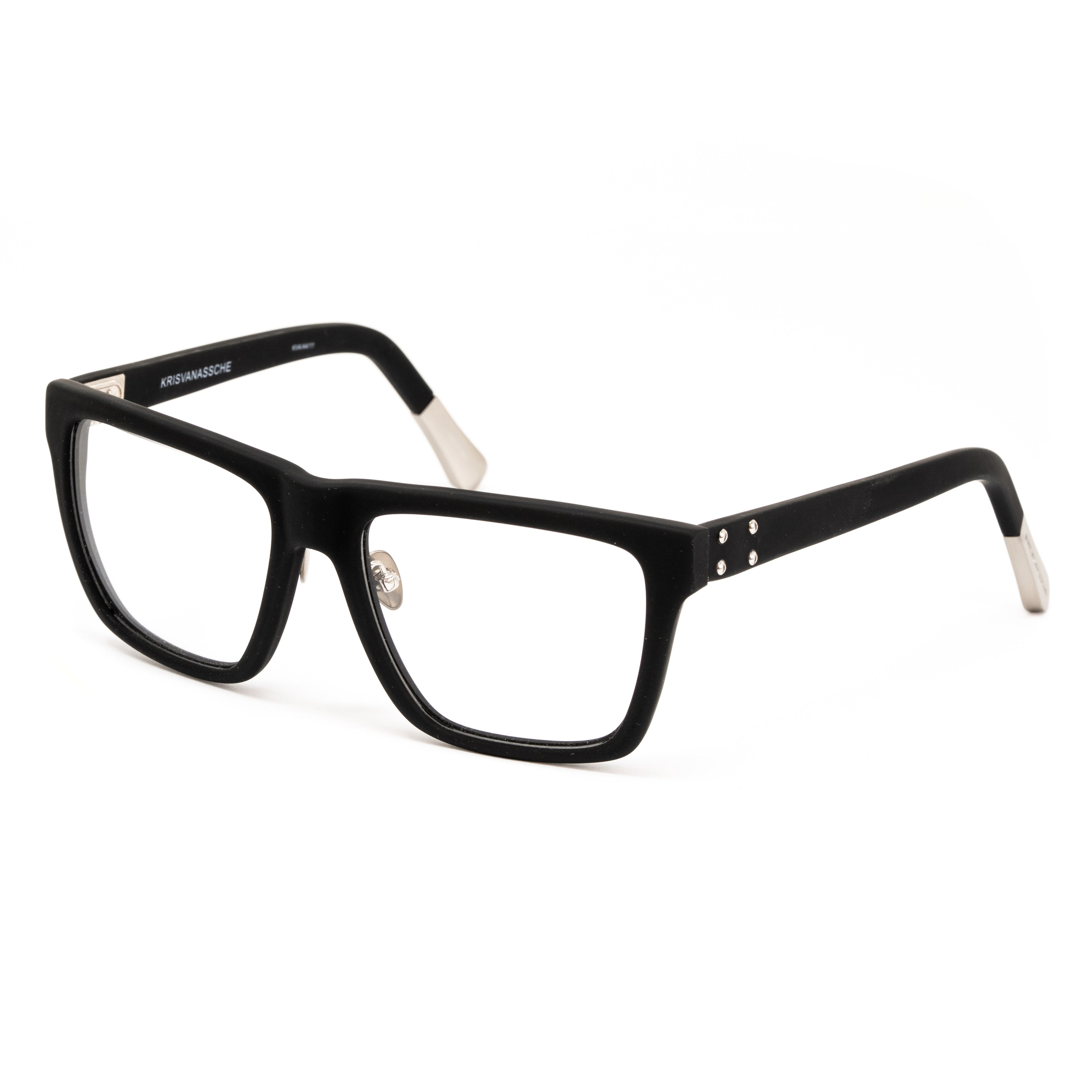 Kris Van Assche x Linda Farrow Black Sunglasses