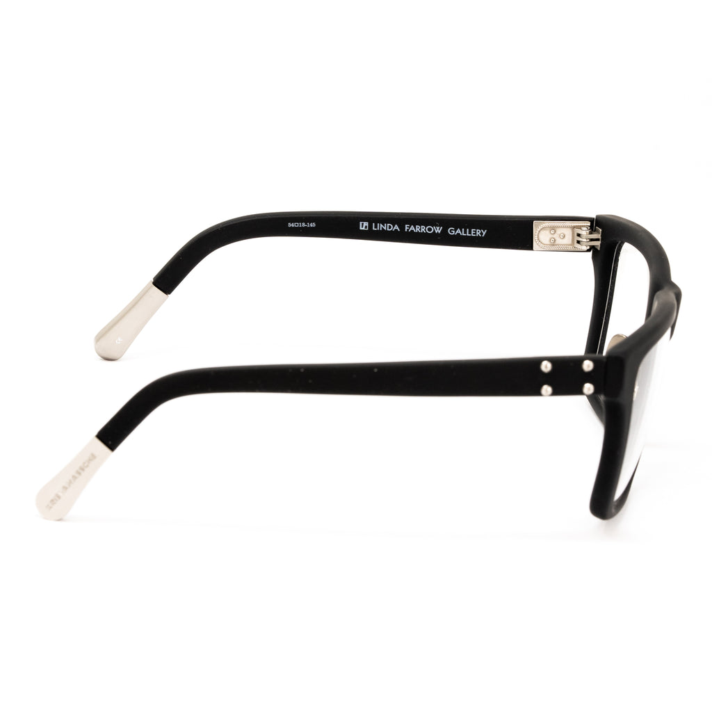 Kris Van Assche x Linda Farrow Black Sunglasses
