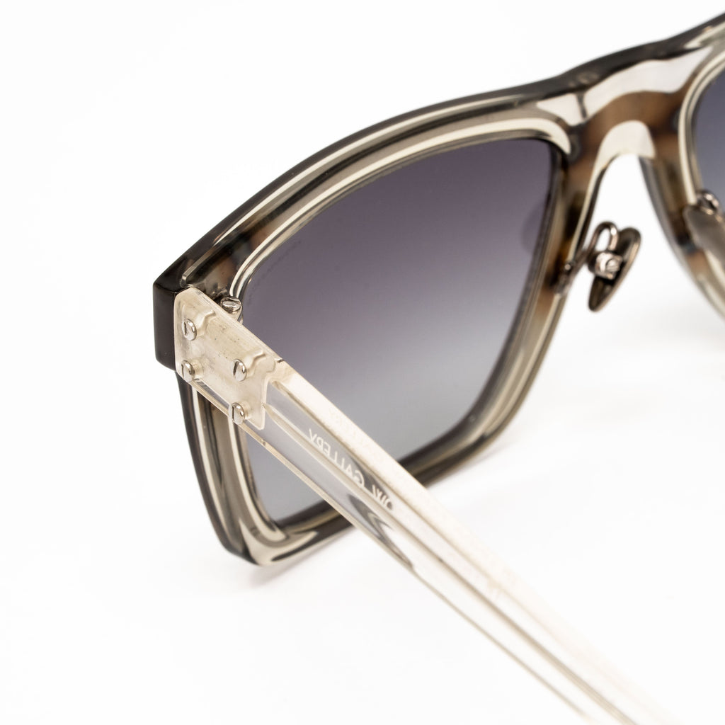Kris Van Assche x Linda Farrow Clear Sunglasses