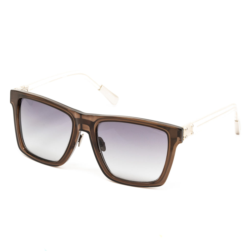 Kris Van Assche x Linda Farrow Brown Sunglasses
