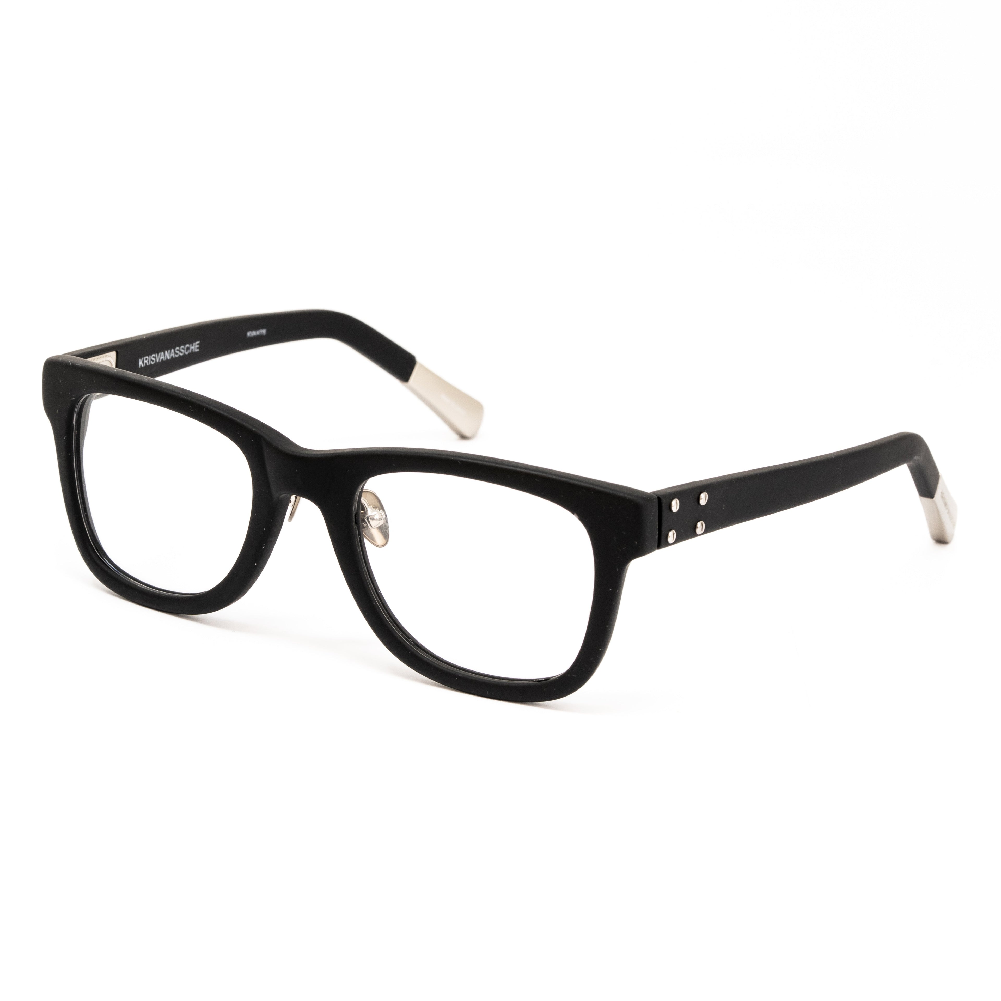 Kris Van Assche x Linda Farrow Black Sunglasses