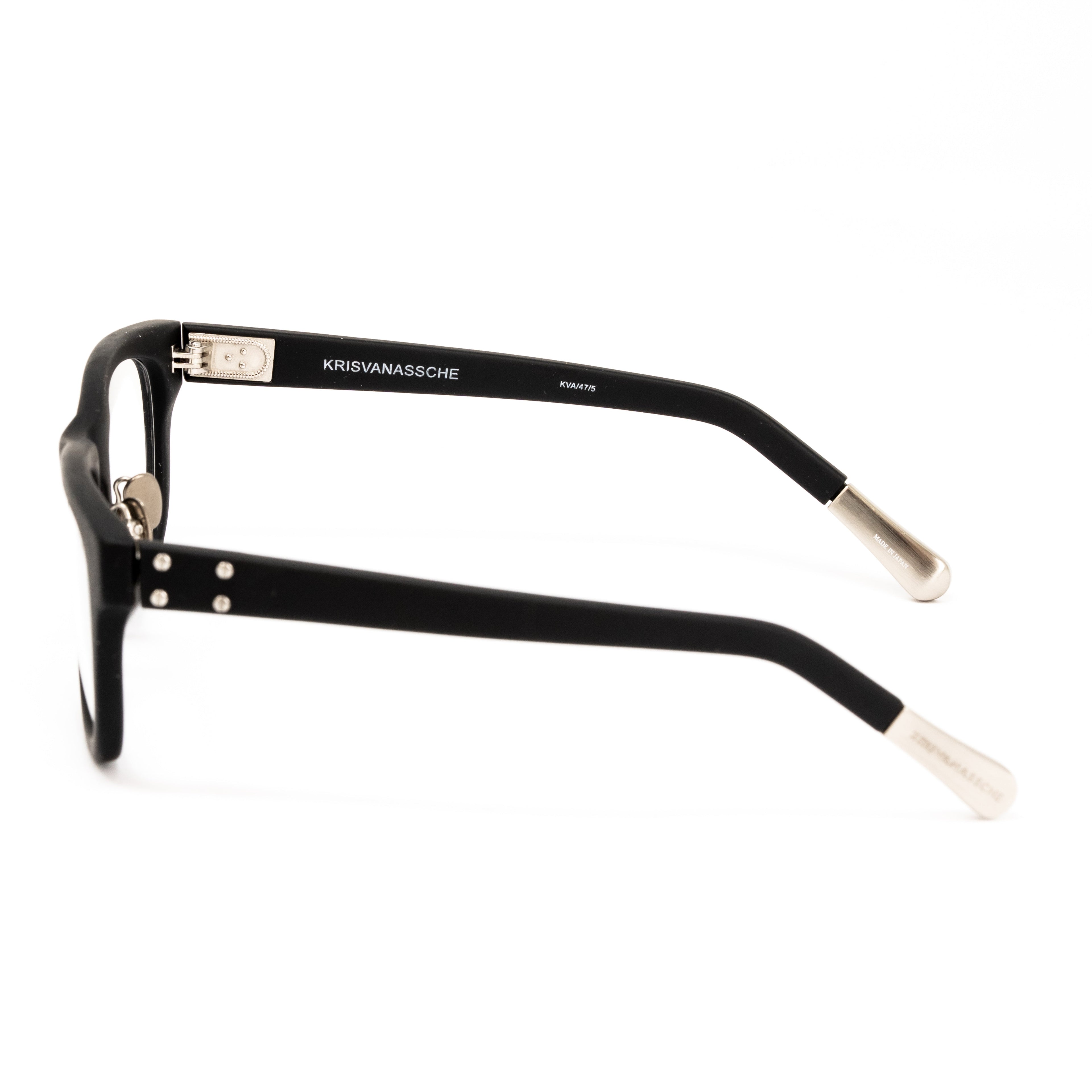 Kris Van Assche x Linda Farrow Black Sunglasses