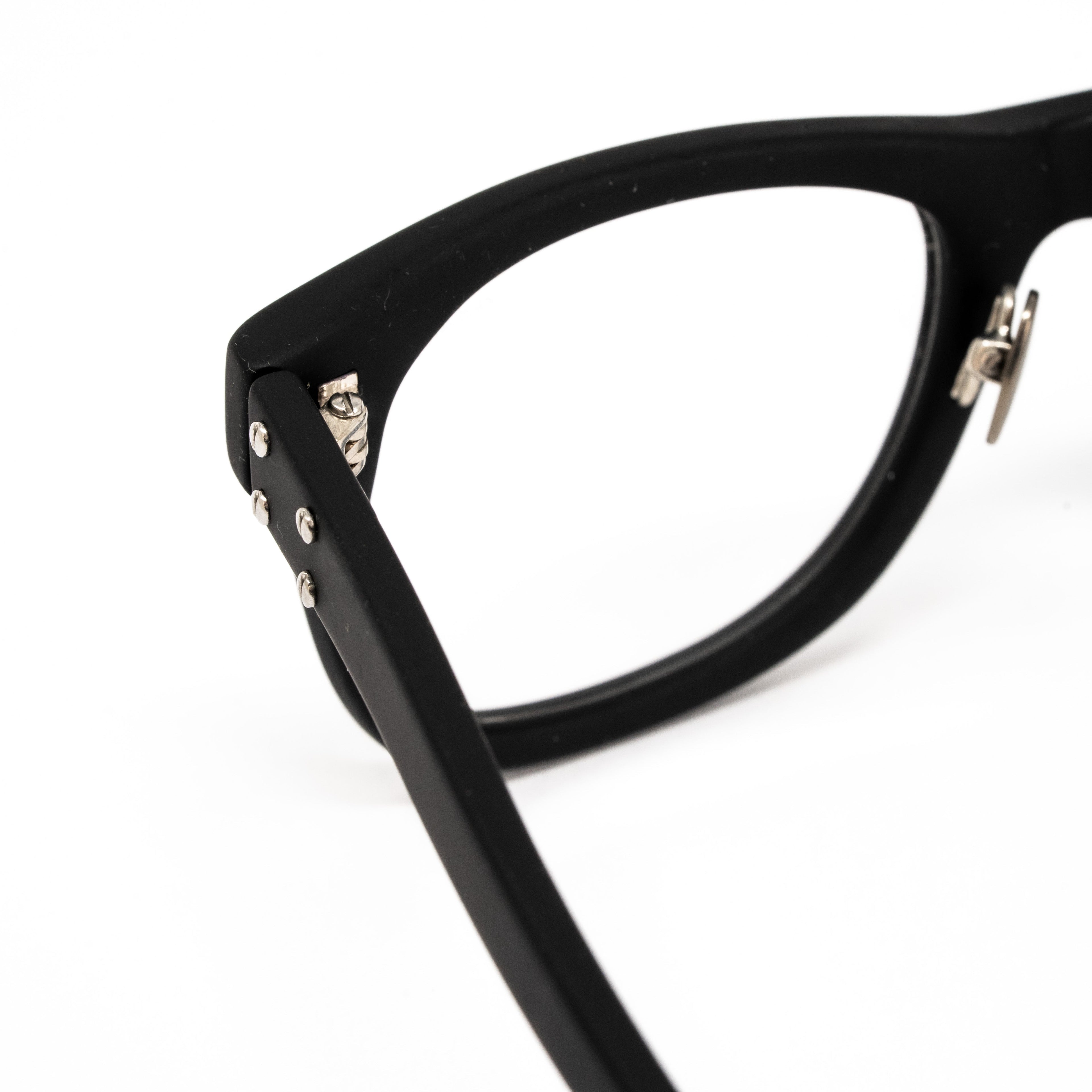 Kris Van Assche x Linda Farrow Black Sunglasses