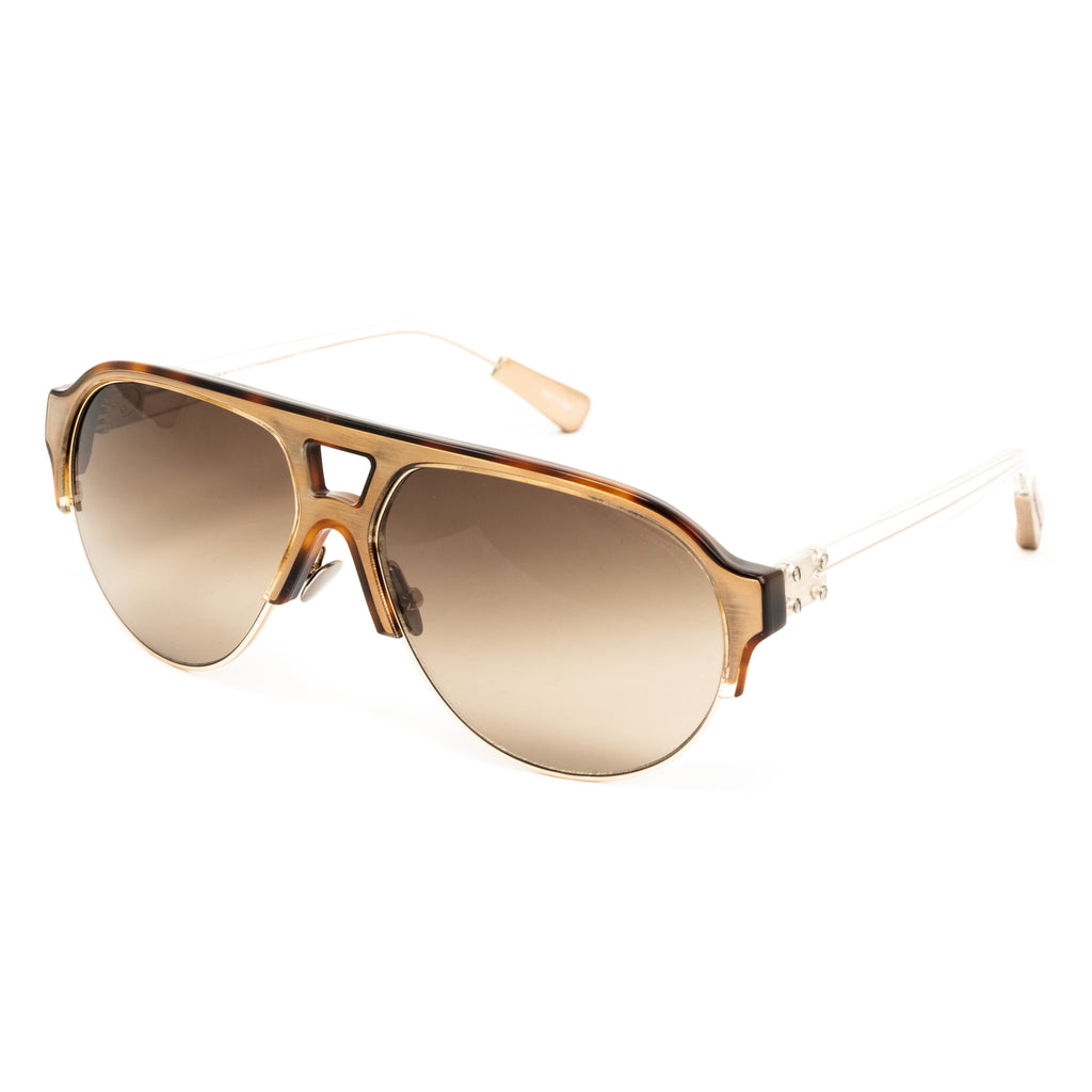 Kris Van Assche x Linda Farrow Tortoiseshell Sunglasses
