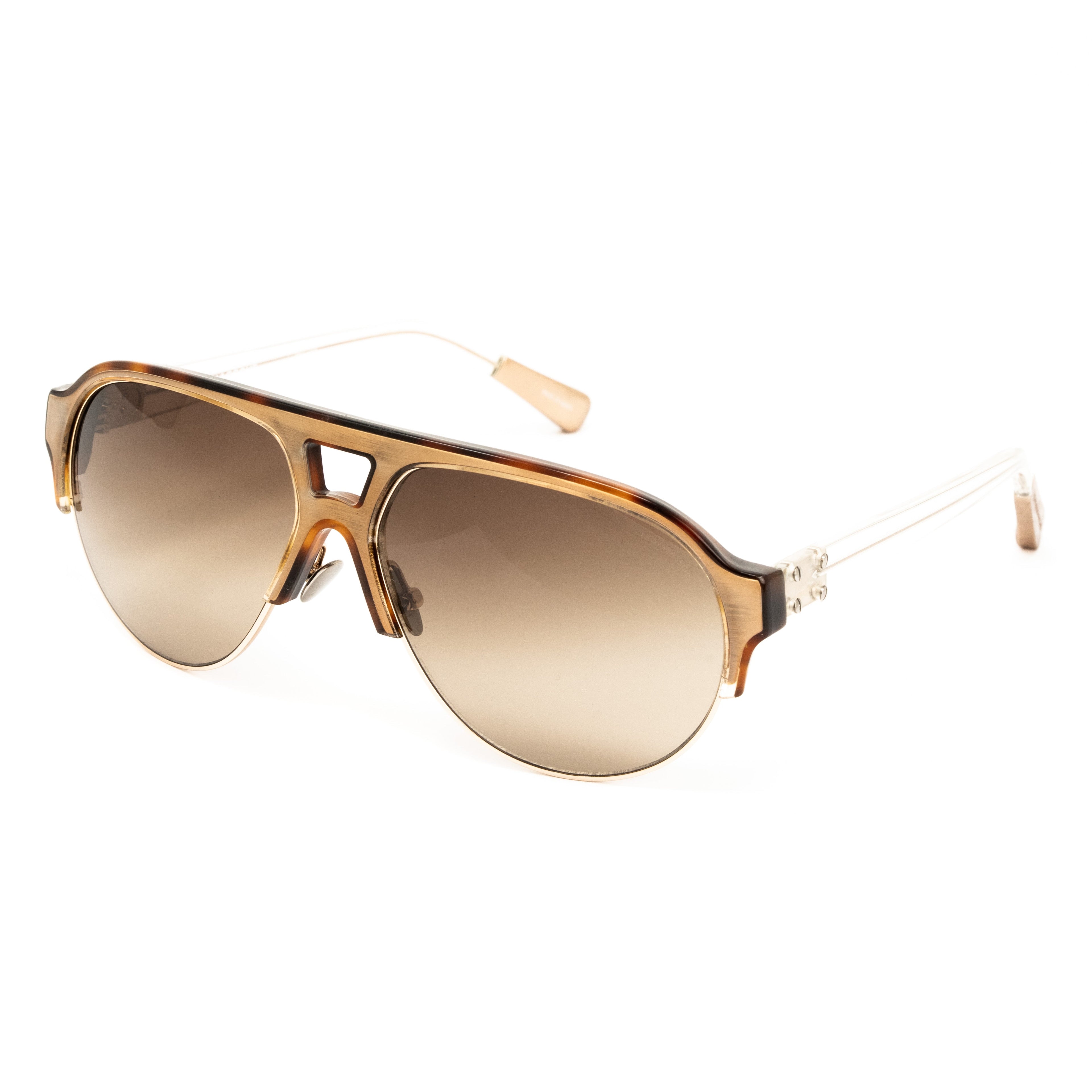Kris Van Assche x Linda Farrow Tortoiseshell Sunglasses