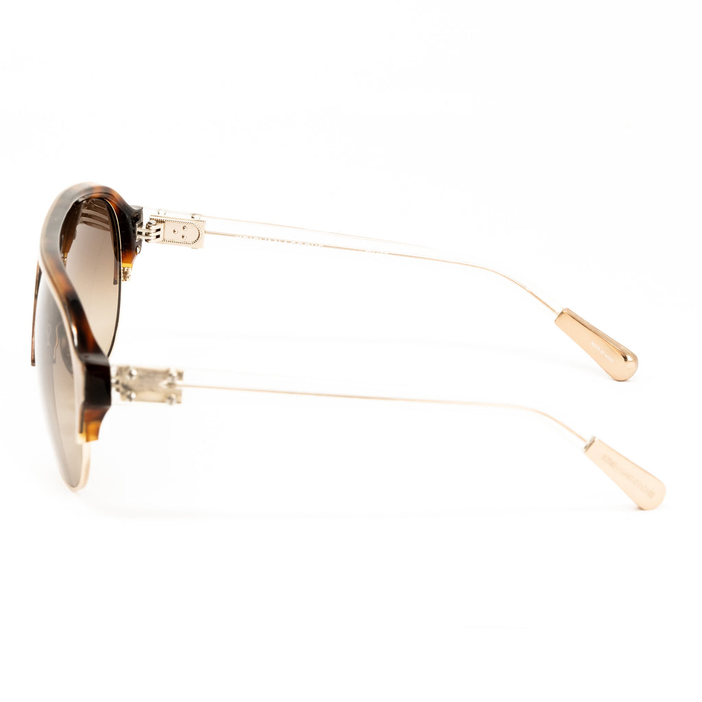 Kris Van Assche x Linda Farrow Tortoiseshell Sunglasses