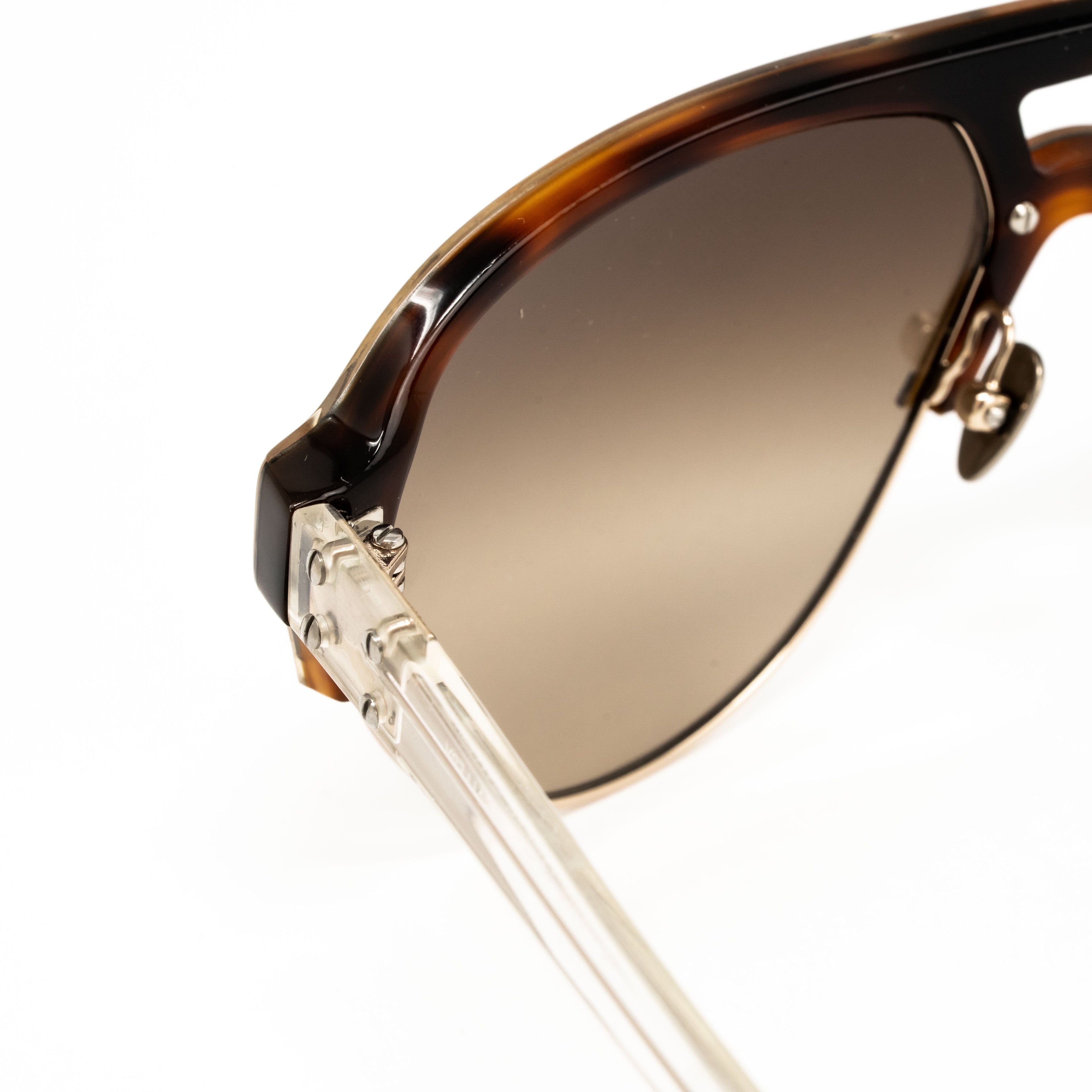 Kris Van Assche x Linda Farrow Tortoiseshell Sunglasses