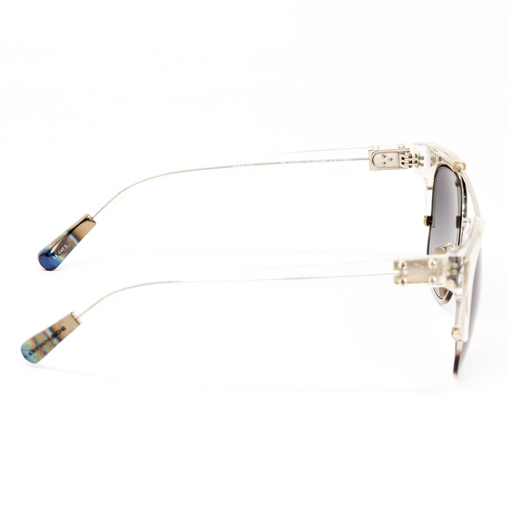Kris Van Assche x Linda Farrow Clear Sunglasses