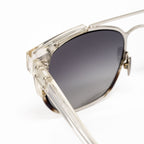 Kris Van Assche x Linda Farrow Clear Sunglasses