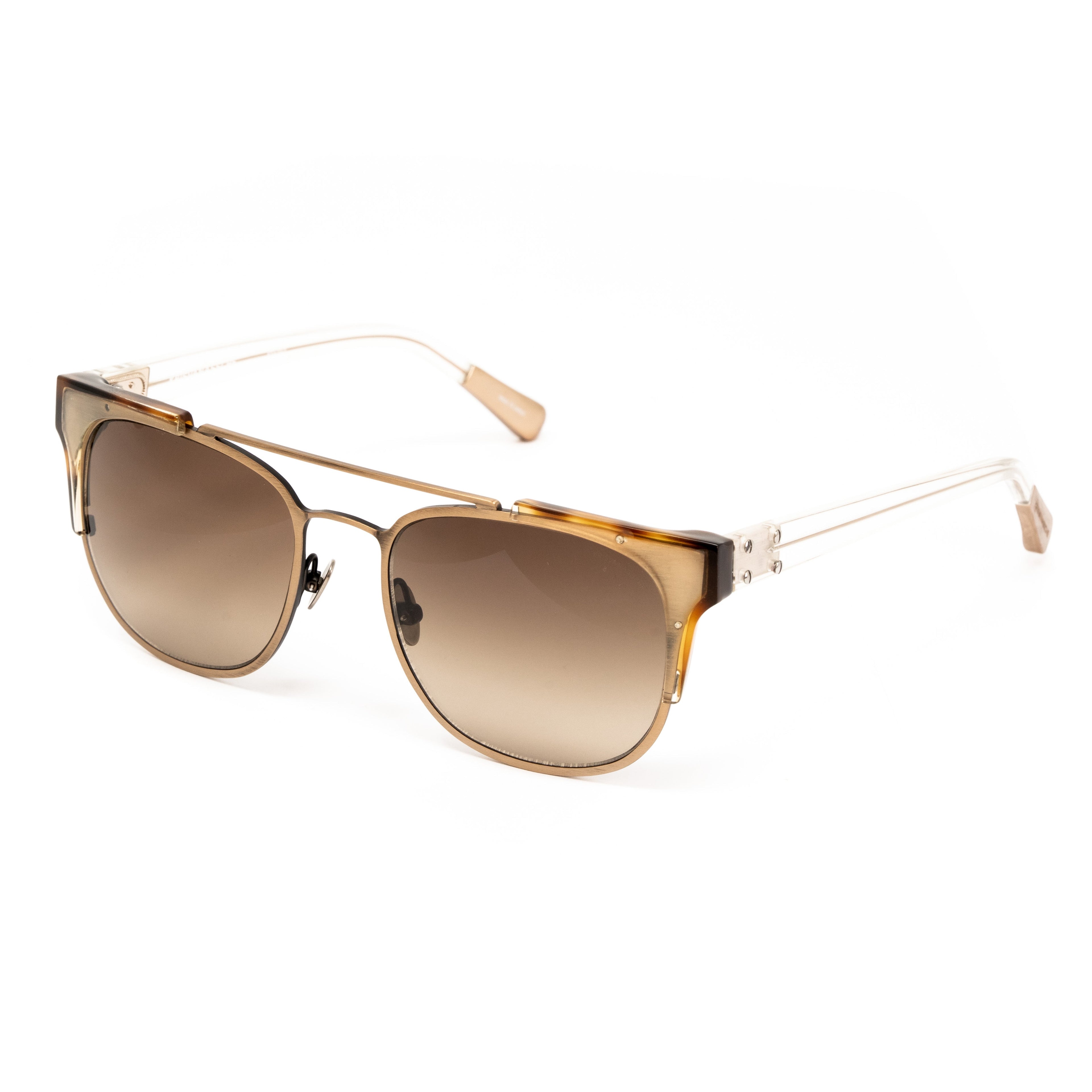 Kris Van Assche x Linda Farrow Tortoiseshell Sunglasses