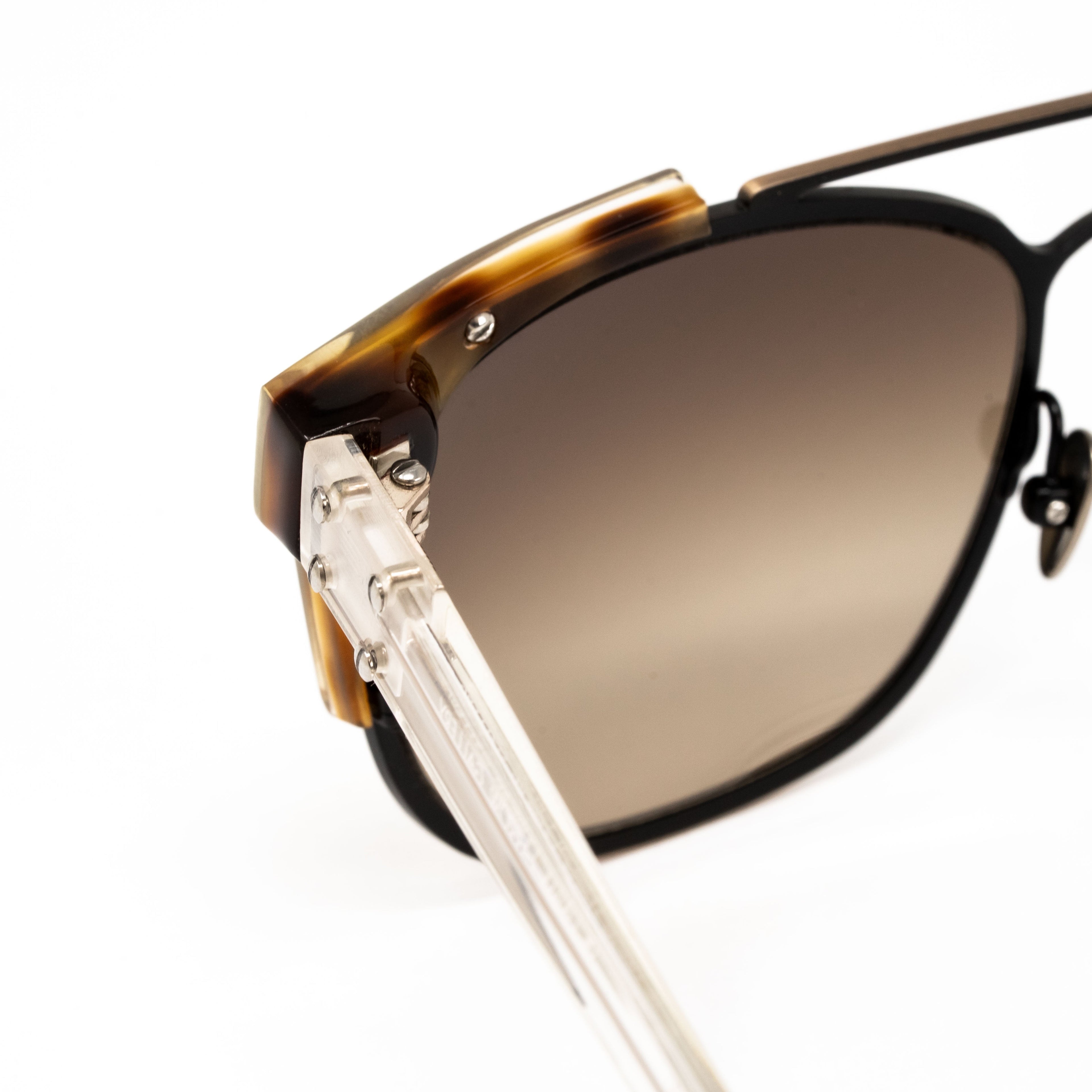 Kris Van Assche x Linda Farrow Tortoiseshell Sunglasses