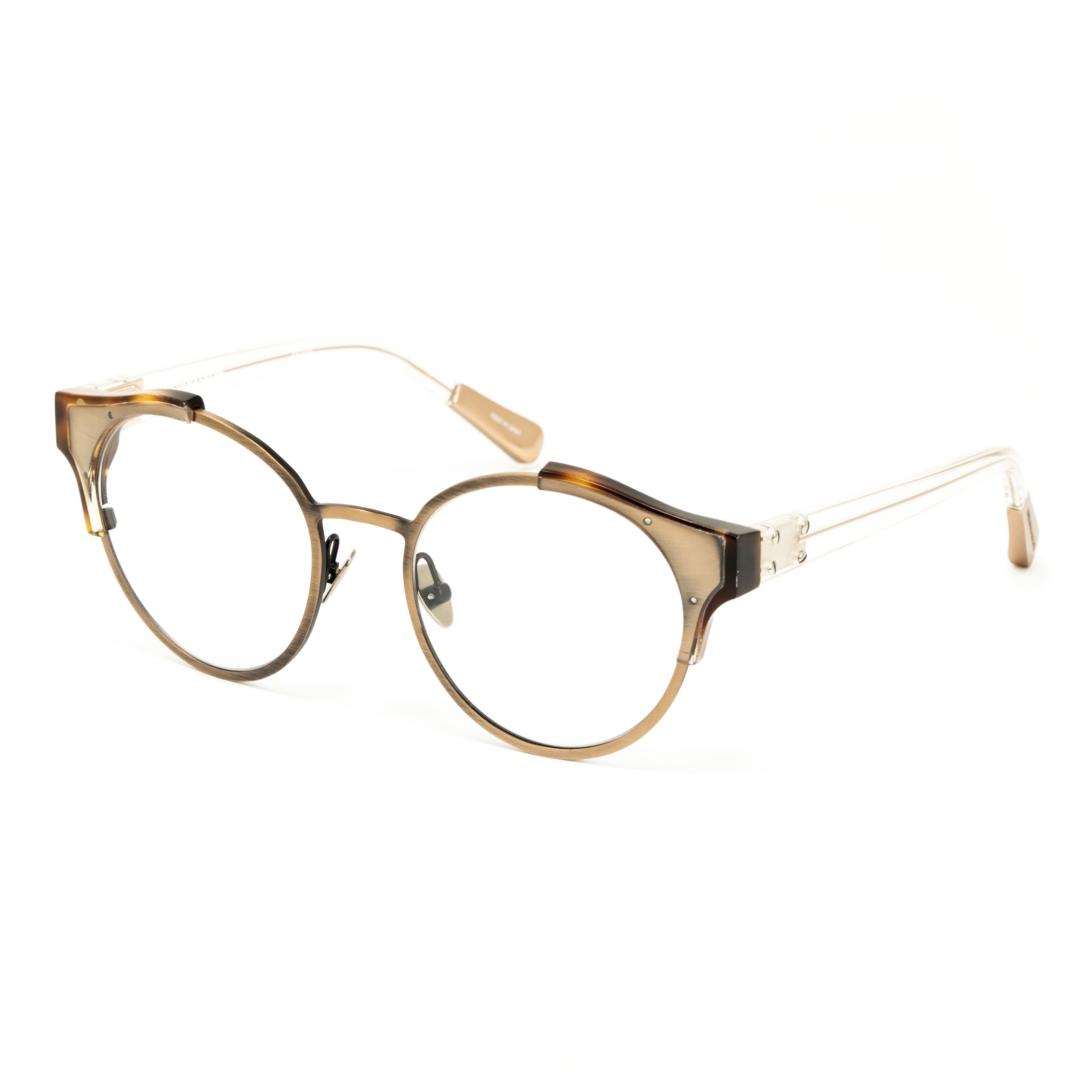 Kris Van Assche x Linda Farrow Tortoiseshell Eyeglasses